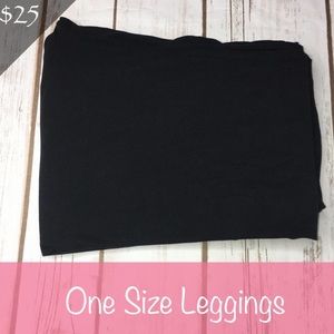 LuLaRoe Black OS Leggings